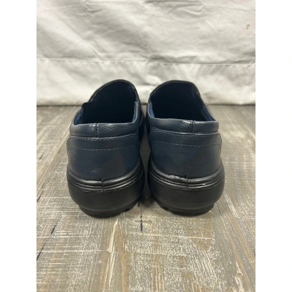 Easy Street Comfort Wave Navy Blue Slip On Loafers Womens 9 M 40-9560